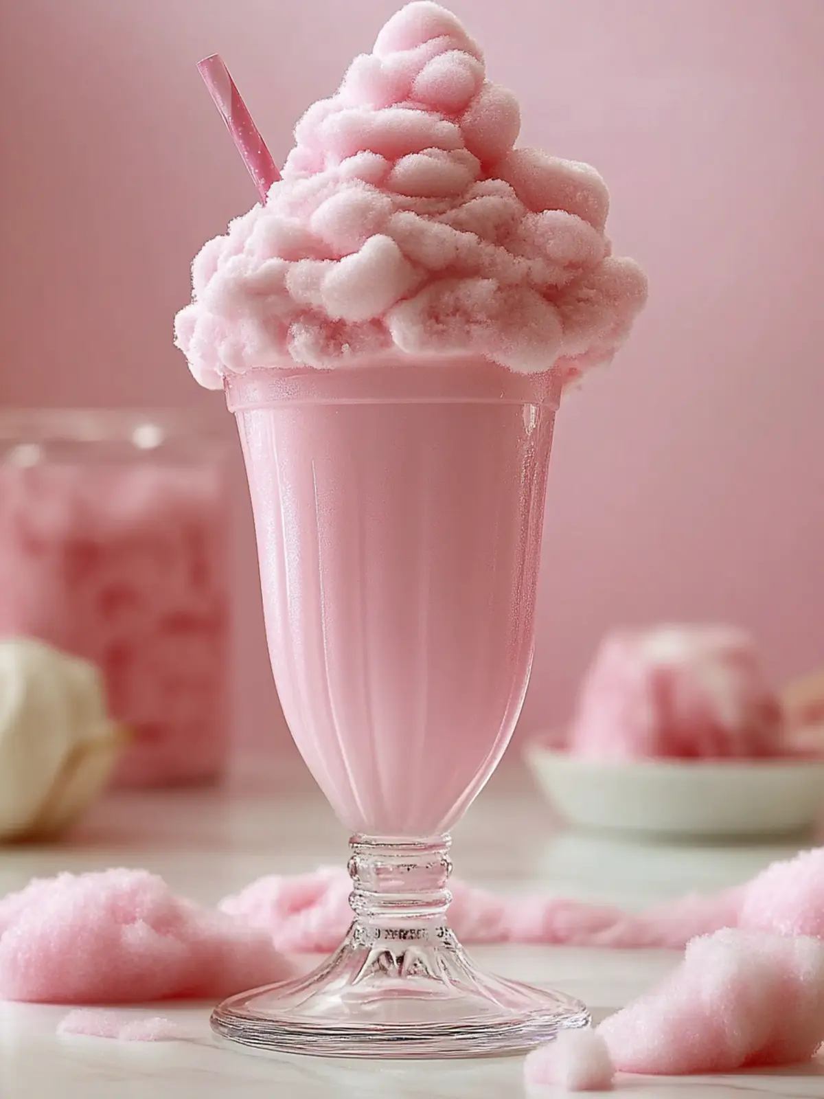 Delightful Pink Carnival Cotton Candy Milkshake You’ll Love 2 Pink Carnival Cotton Candy Milkshake