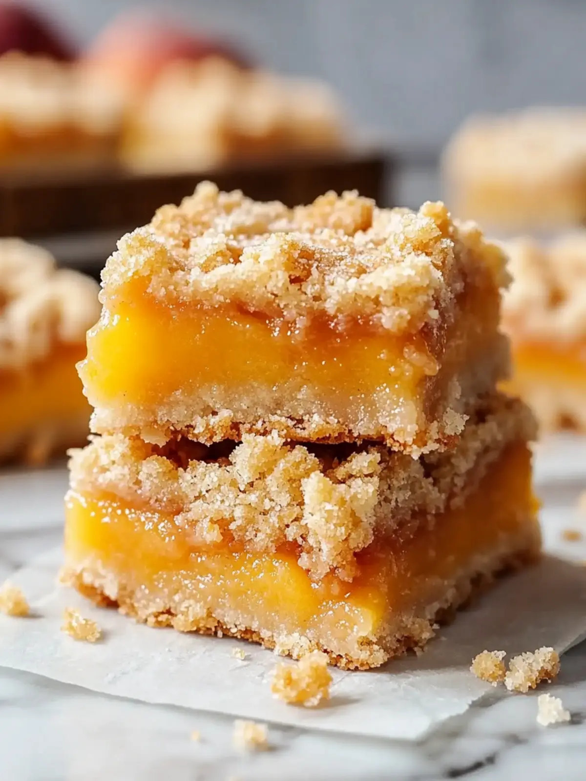 Delicious Peach Crumb Bars for Your Summer Baking Bliss 3 Peach Crumb Bars