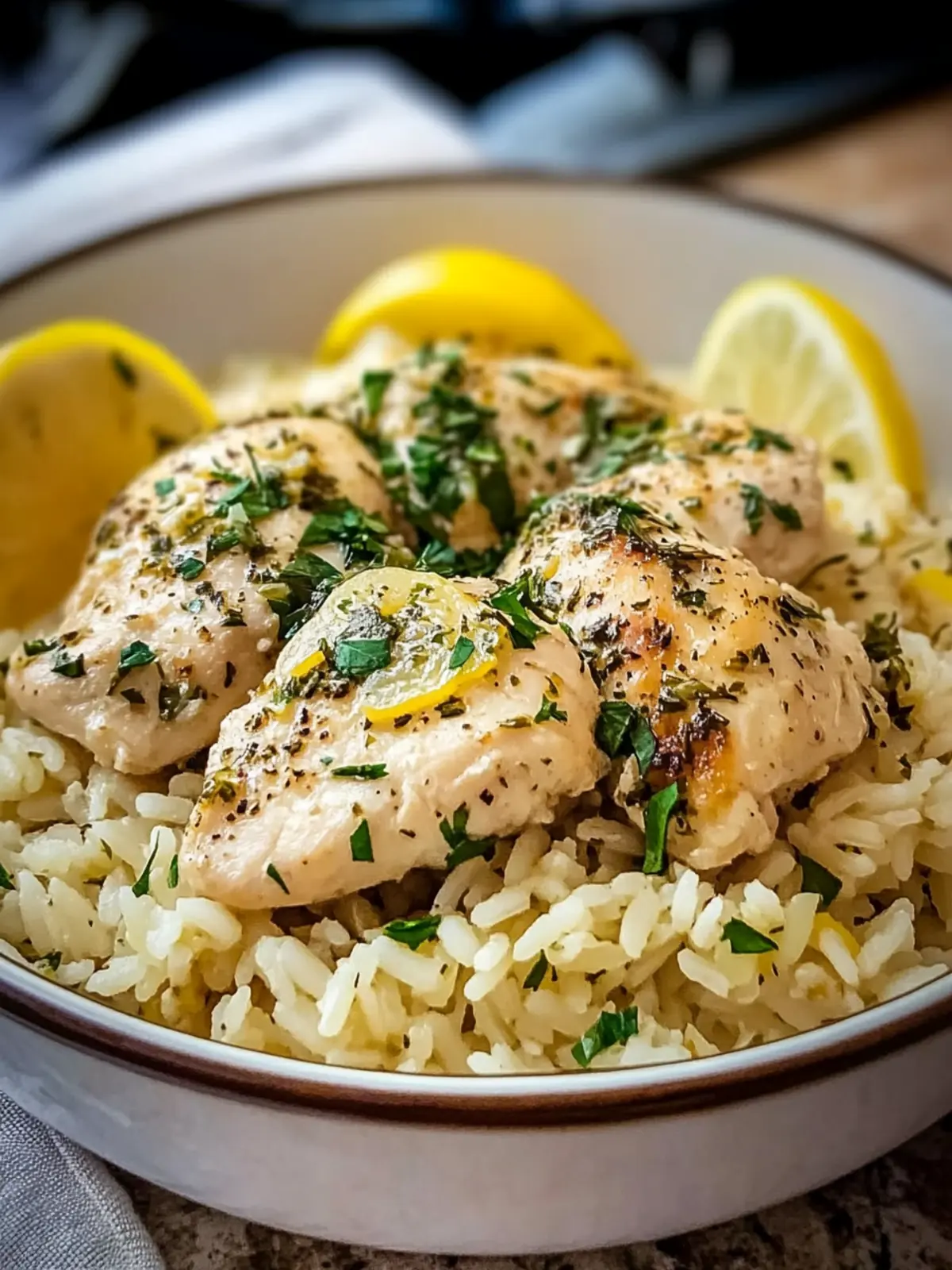 Slow Cooker Lemon Herb Chicken and Rice for Cozy Family Nights 2 Slow Cooker Lemon Herb Chicken and Rice